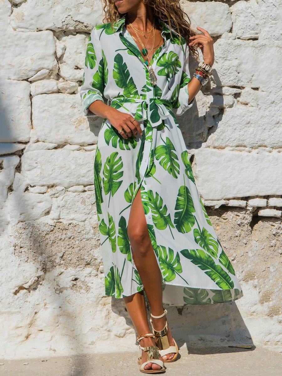 Classic Madrid Vintage Chiffon Dress