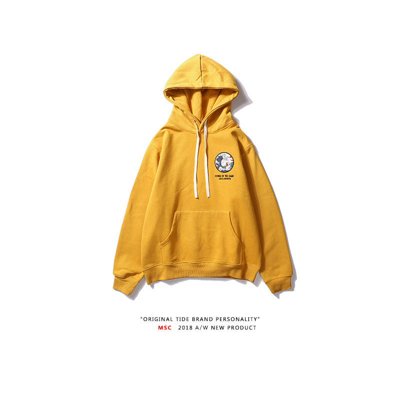 Street Retro Casual Hooded Sweater