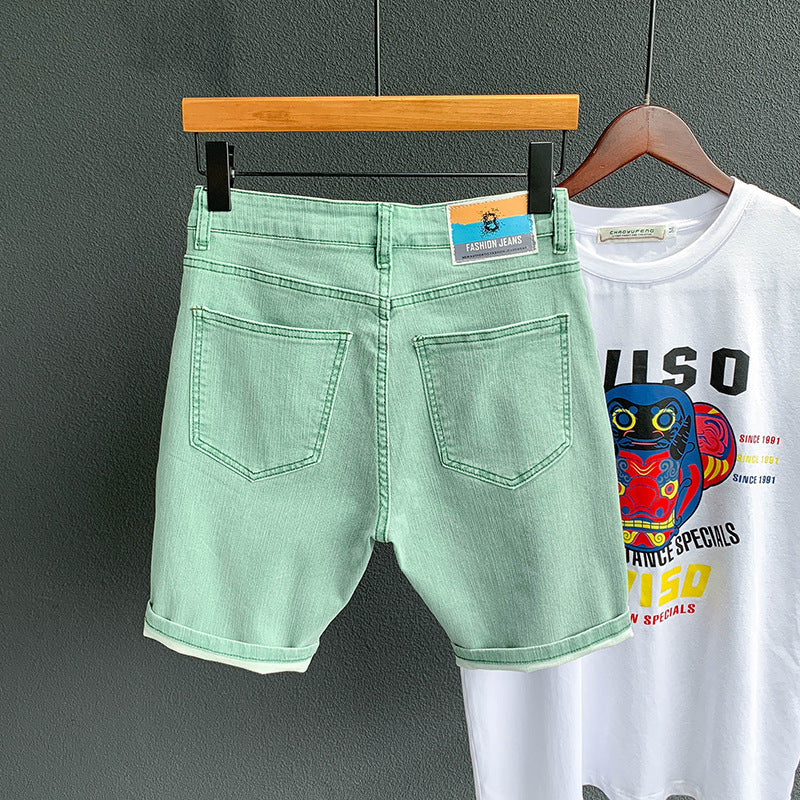 Trendy Ripped denim shorts