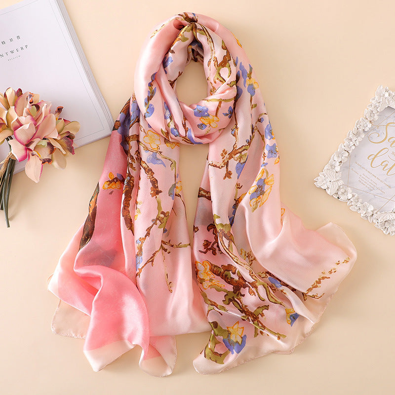 ☀️ Summer Sunscreen Shawl Scarf – Elegant & Protective ☀️ Summer Scarf Sunscreen Shawl Scarf Neck Scarf Neck wrap - JumoShop