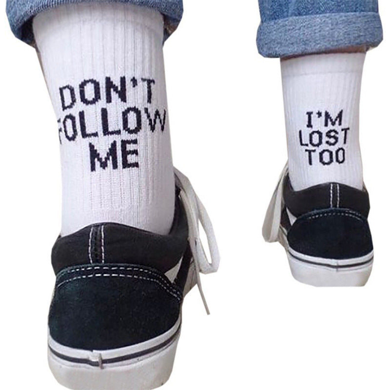 English Alphabet Socks