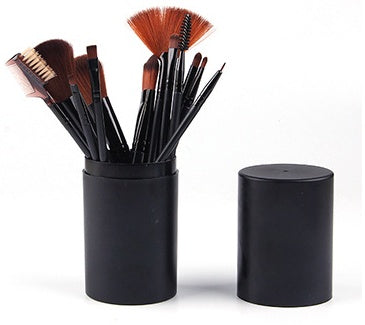 12pcs Makeup Brush Set - Blush Eyeshadow Eyelash Highlighter Makeup Brush