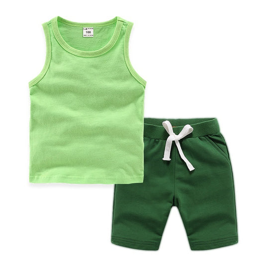 Children's Sleeveless Top & Short Clothing Sui