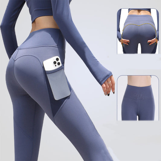 High-Waist Push-Up Seamless Gym Leggings with Pockets – Comfort Meets Performance Gym Sport Seamless Leggings With Pockets Push Up High Waist Pants Women Fitness Running Yoga Pants Gym Sport Seamless Leggings - JumoShop