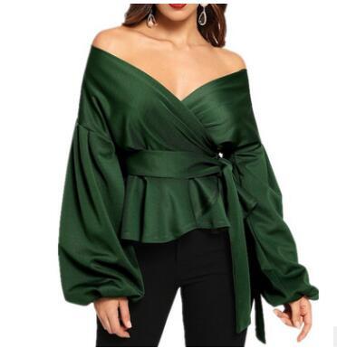 Women Sexy Shirts Bowknot Shirt