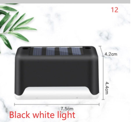 New Upgrade Waterproof LED Solar Fence Lamp - Solar Deck Lights Solar Step Light Outdoor For Patio Stairs Garden Pathway Step Yard
