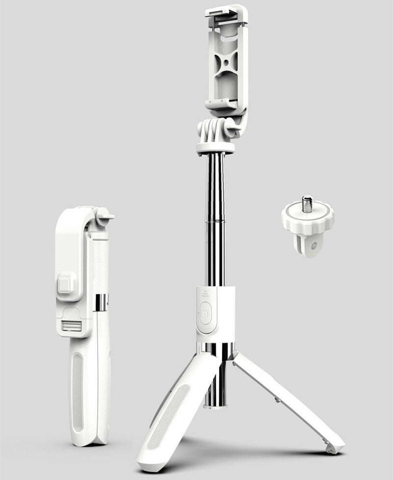 Tripod Selfie Stick - Mobile Universal Live Triangle Bracket One Bluetooth Selfie Artifact