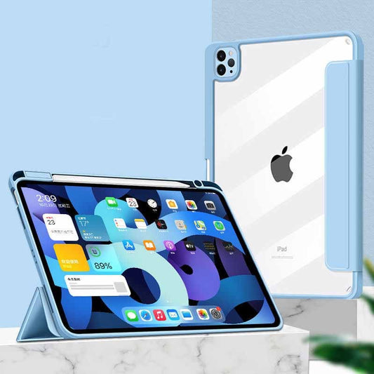 Magnetic Split Protective Case With Pen Slot - Compactible with Apple