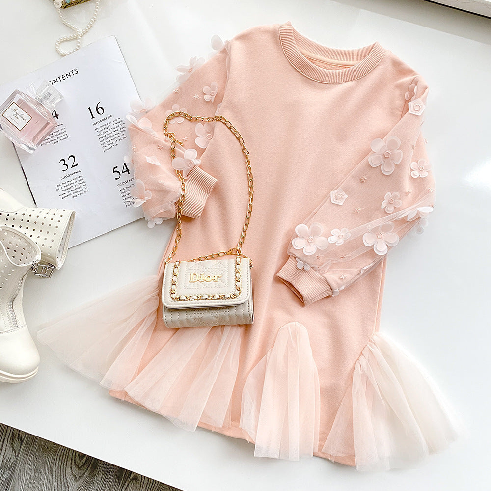 Children's  Cozy Fashionable Sweater Dress
