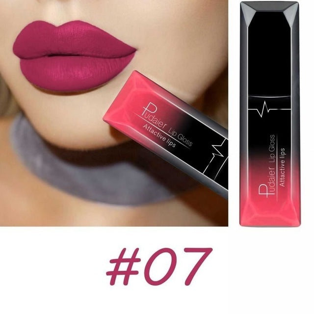Matte Lip Gloss Lipstick Makeup