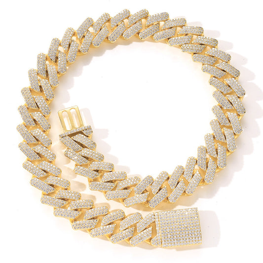 Full Zircon Hip-Hop Necklace