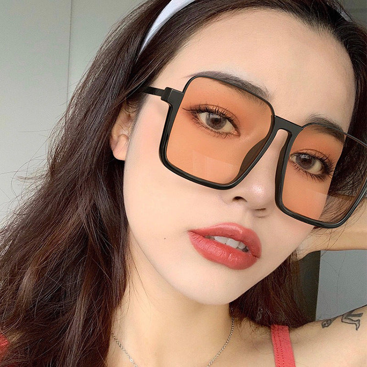 Retro Fashion Square Sunglasses - Red Sunglasses Square Sunglasses