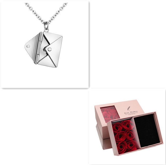 Fashion Envelop Necklace - Women Lover Letter Pendant Best Gifts For Girlfriend