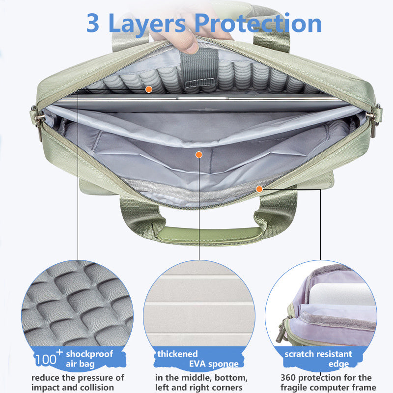 Solid Color Laptop Bag