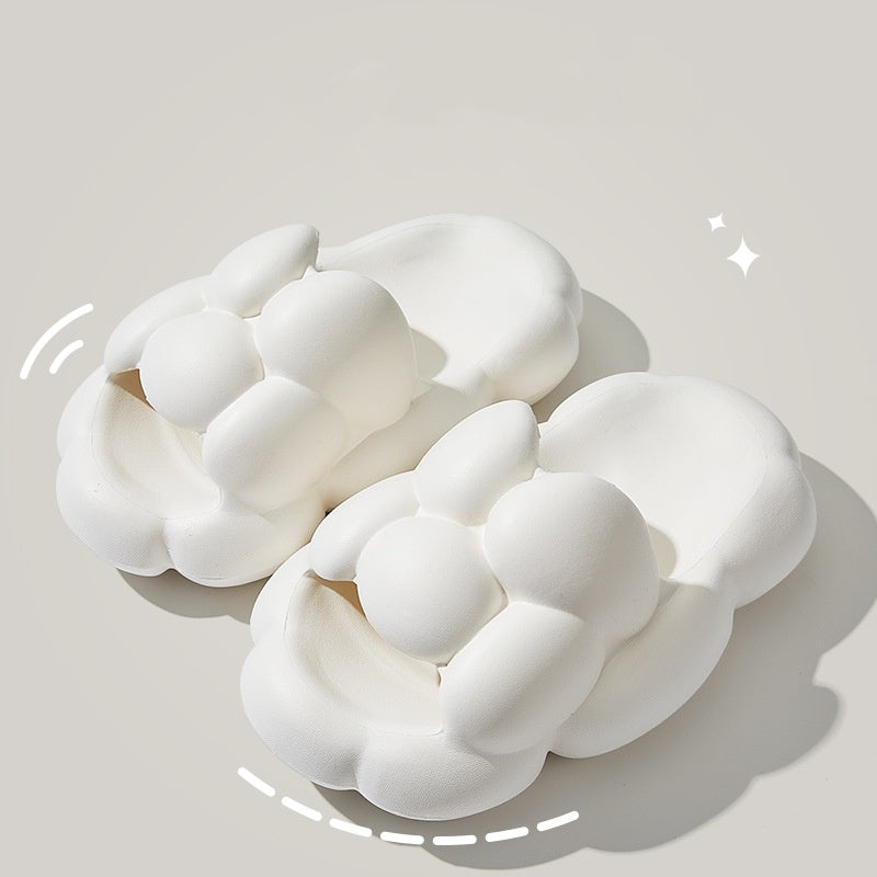 Soft Cloud Design Slippers - Cute House Shoes, Women Outdoor and Indoor Bathroom Slipper