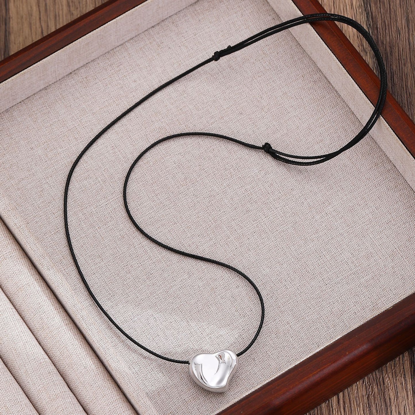 Women's Simple Ball Love Knotted Bracelet Necklace