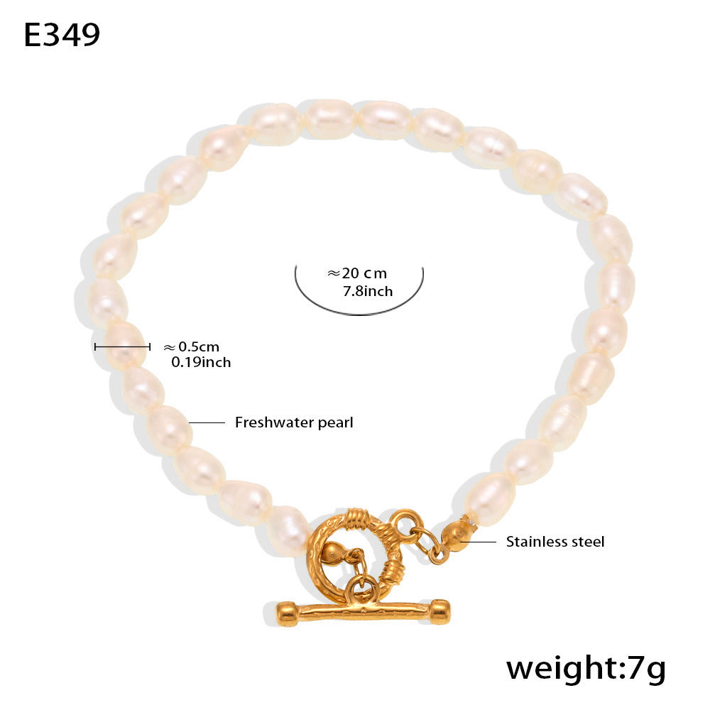 Baroque Freshwater Pearl Necklace Bracelet Earrings