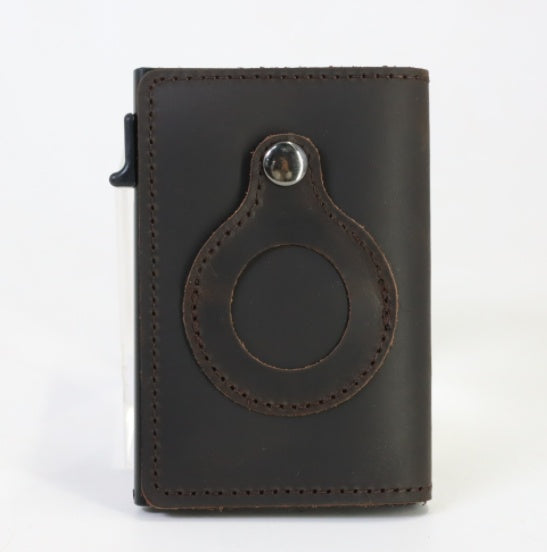 Air Tag Wallet - Anti Theft Bullet Card Bag