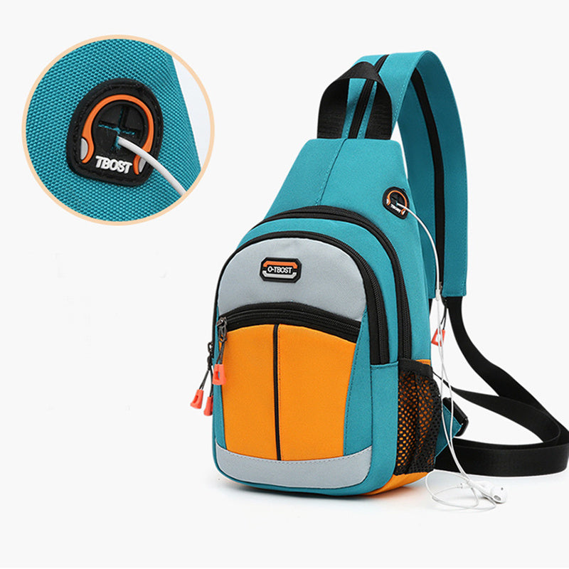 Women Sport Bags - Multifunctional Backpack Shoulder Bags With USB Design