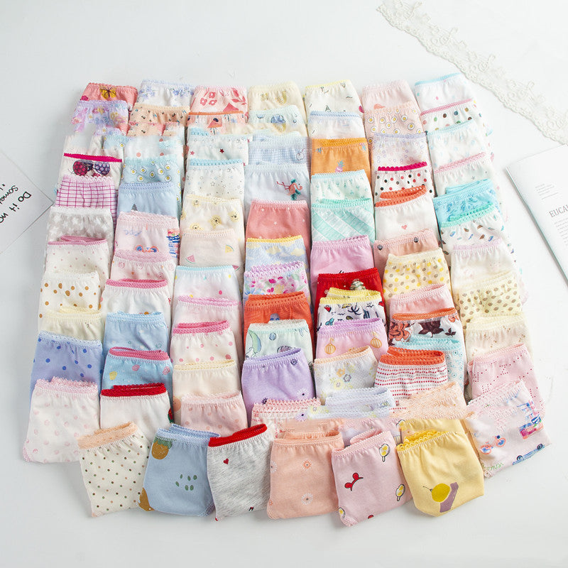 Multi-fancy Floral Triangle Children's Underwear