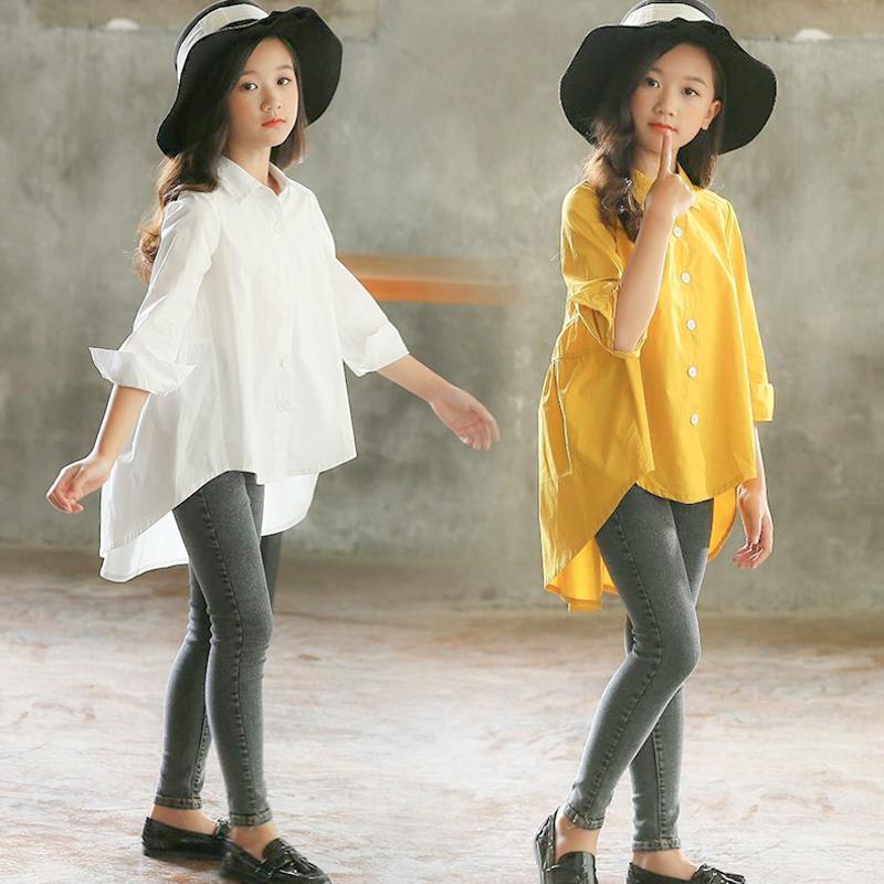 Big Girls' Kids Loose Fashionable Tops Kids - Swallowtails Shirt
