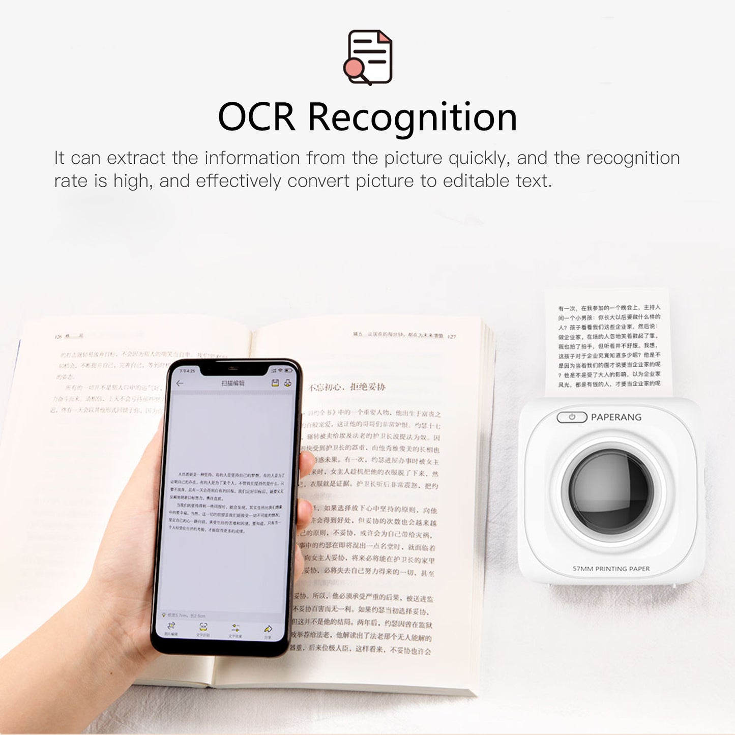 Portable Pocket Label Printer - Home Bluetooth Thermal Sticker Smart