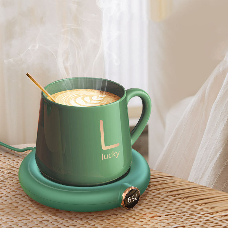 Coffee Mug Warmer - Warm Coaster Smart Heating Cup Thermal Insulation Constant Temperature Coaster Heating Pad Desktop