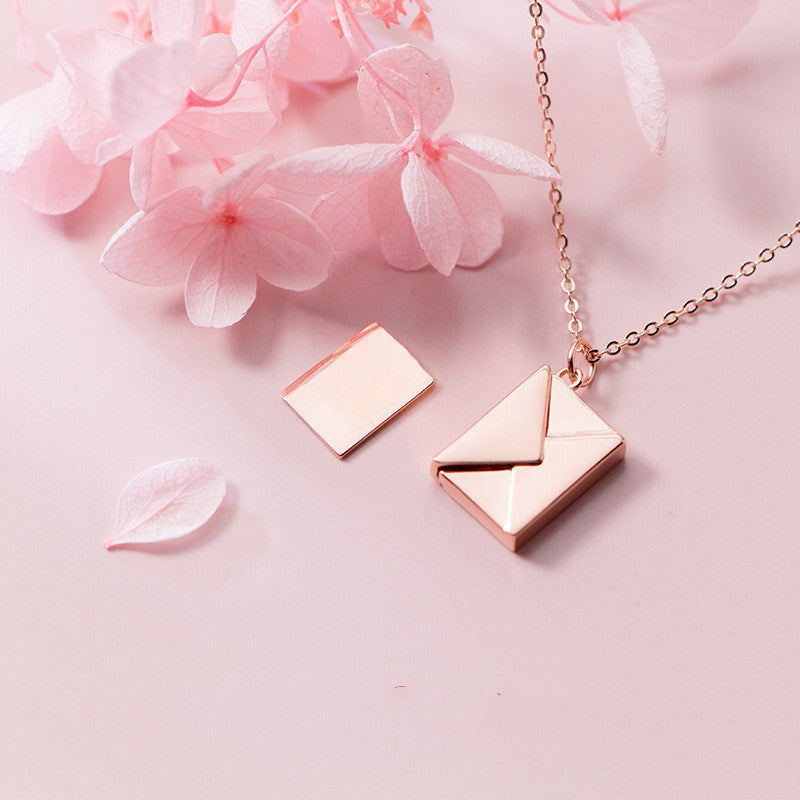 Fashion Envelop Necklace - Women Lover Letter Pendant Best Gifts For Girlfriend
