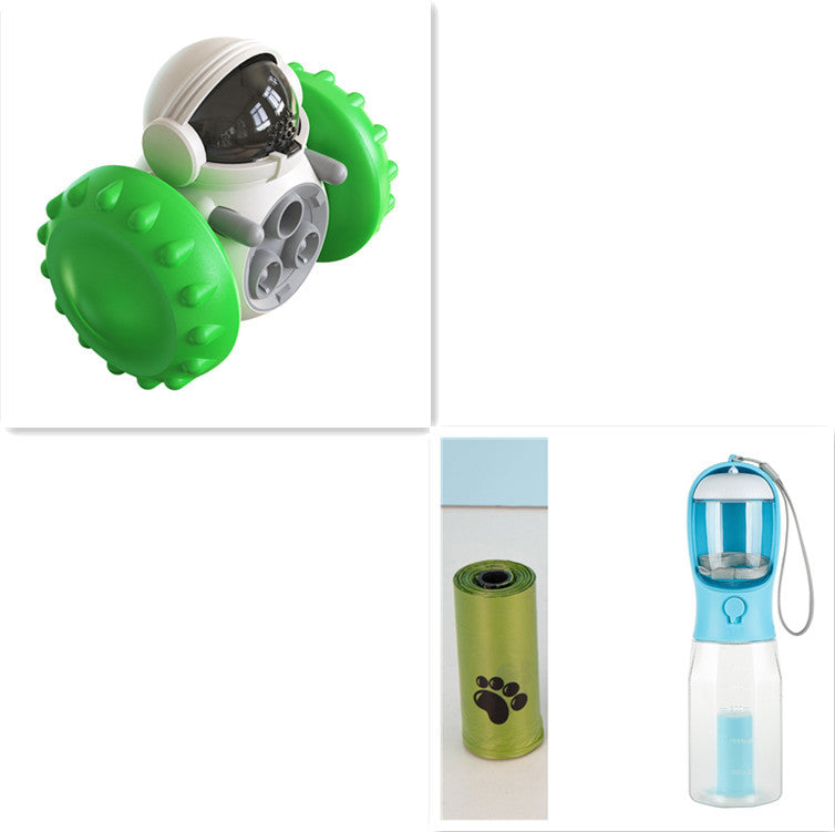 Smart Interactive Balance Car Treat Dispenser Toy for Cats & Dogs  - Cat And Dog Toys Slow Food Interactive Balance Car Multifunctional Fun Development Smart Pet Feeding Dog Toy Car Pets Products - JumoShop