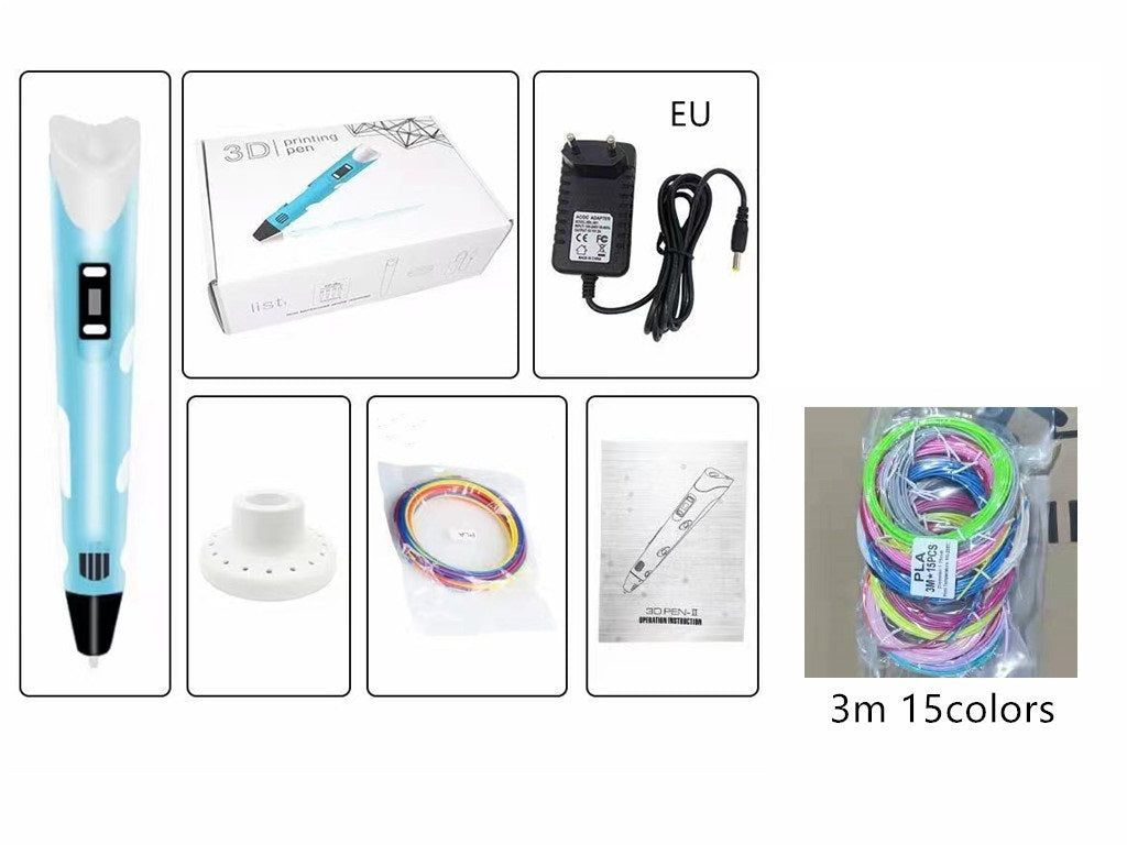 Children's 3D Printing Pen - Three-dimensional Brush Toy Set