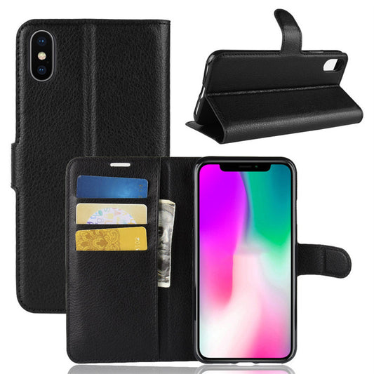 Litchi Pattern Leather Phone Case