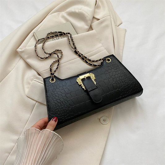 Women's Fashion: Simple Chain Fashion Bag - Shoulder Bag Casual Trend Crossbody Small Square Bag