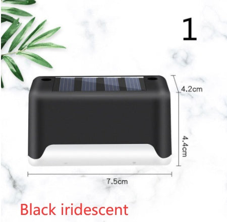 New Upgrade Waterproof LED Solar Fence Lamp - Solar Deck Lights Solar Step Light Outdoor For Patio Stairs Garden Pathway Step Yard