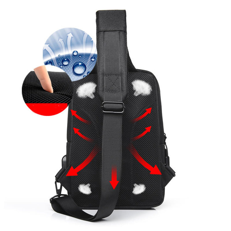 Men Chest Bag - Shoulder Bags Crossbody Sling Backpack