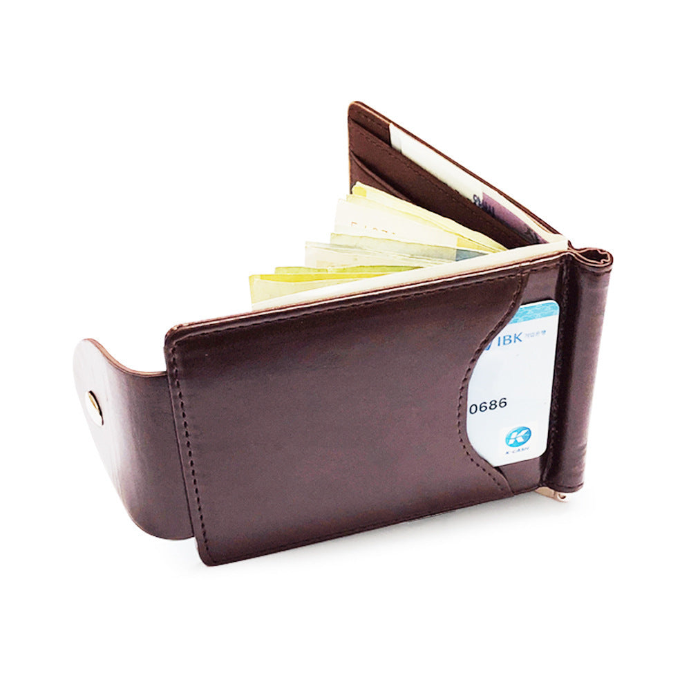 Men's Wallet - Leather Wallet Short Fashion