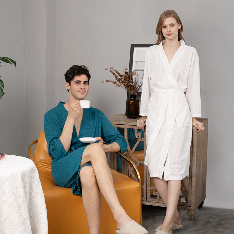 Couple Robes Sleepwear - Women Men Loungewear Bathrobe