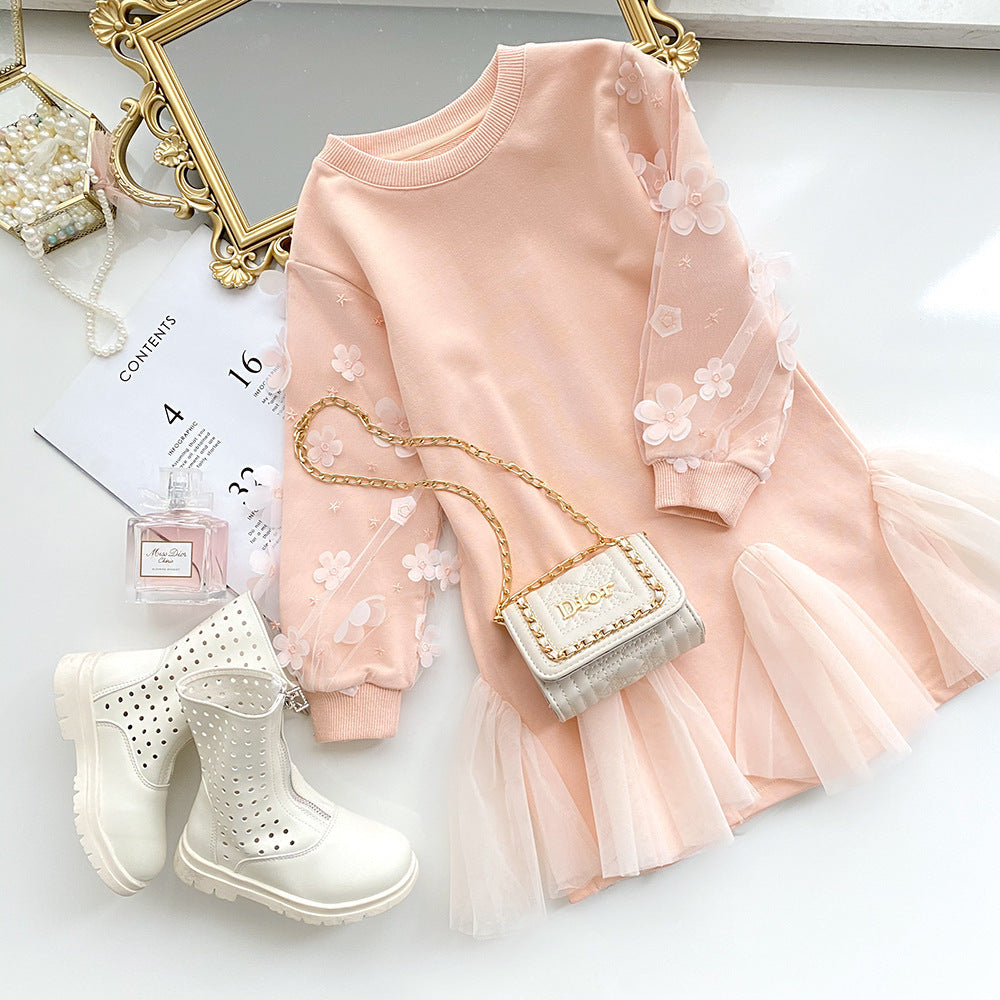 Children's  Cozy Fashionable Sweater Dress