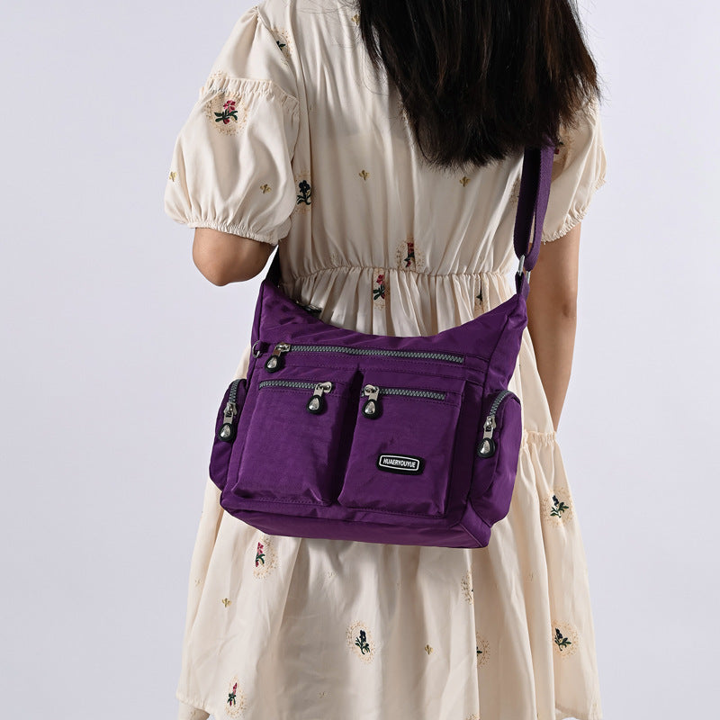 Women's Shoulder Bags - Multiple Pockets Waterproof Crossbody Bags