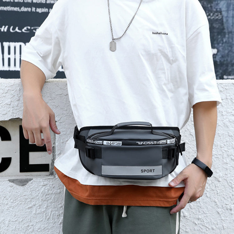 Reflective Waist Bags - Men Crossbody Bag Pack For Travel Walking Running Hiking Cycling
