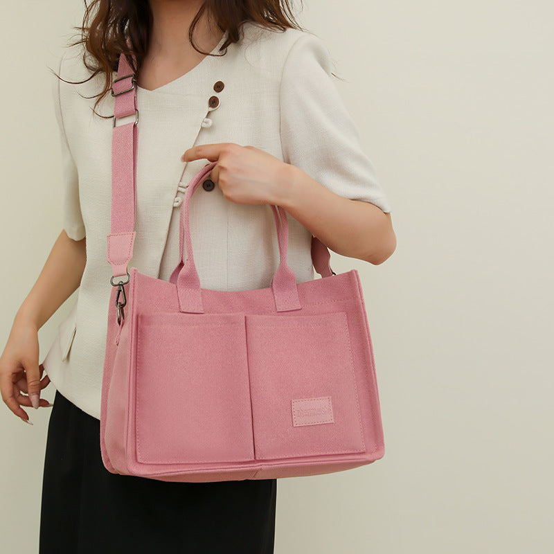 Tote Shoulder Bags - Women's Mommy Bag Large Capacity Messenger Multi Pocket Crossbody Chic Reusable Hand Bag