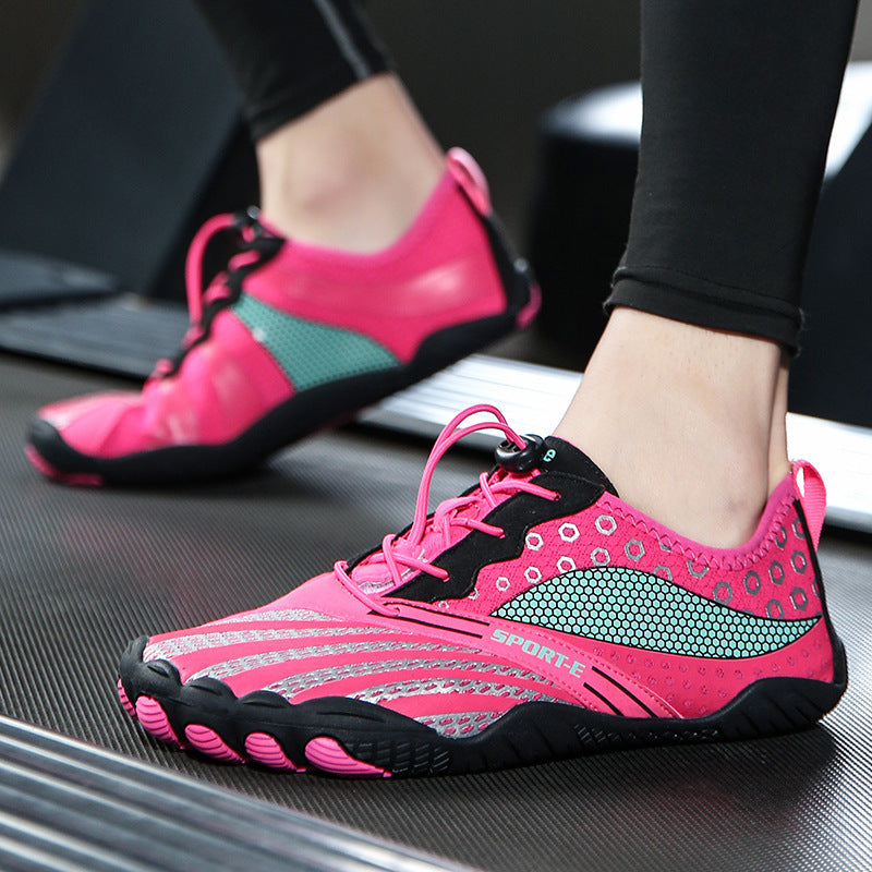 New Cross-border Five-finger Shoes - Diving Fishing Couple Outdoor Wading River Upstream Shoes