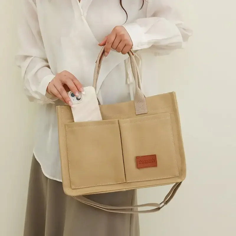 Tote Shoulder Bags - Women's Mommy Bag Large Capacity Messenger Multi Pocket Crossbody Chic Reusable Hand Bag