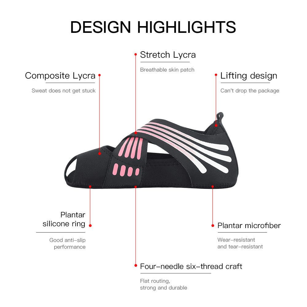 Professional Non-slip Gym Yoga Sock - Flat Soft Anti-slip Sole Ballet Fitness Dance Shoes Pilates Yoga Shoes Socks