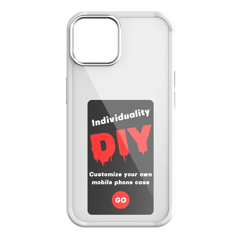 E-ink Screen Phone Case - Unlimited Screen Projection Personalized Phone Cover Battery Free New Designer Luxury Phone Case