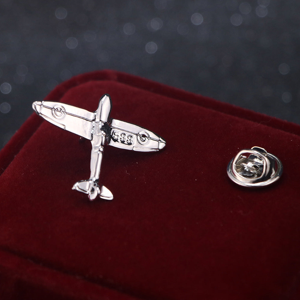 European And American Trendy Suit Aircraft Brooch -  Sweater Accessories Small  Alloy Corsage