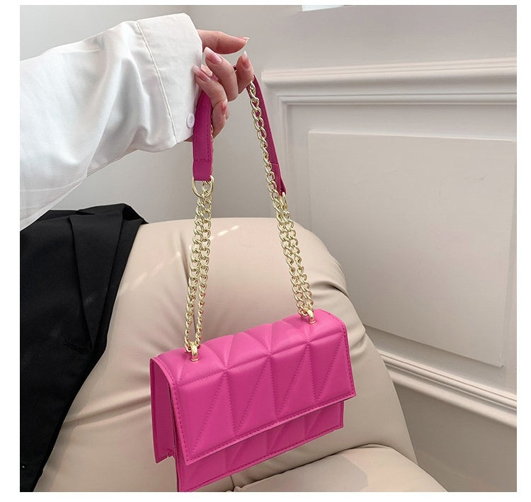 Small Square Bags - Fashion Chain Crossbody Shoulder Bag
