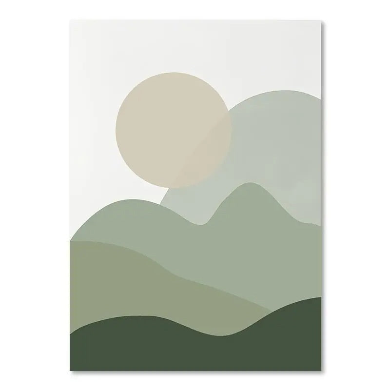 Green Plant Decorative Painting – Vertical Rectangle Canvas Wall Art! - JumoShop