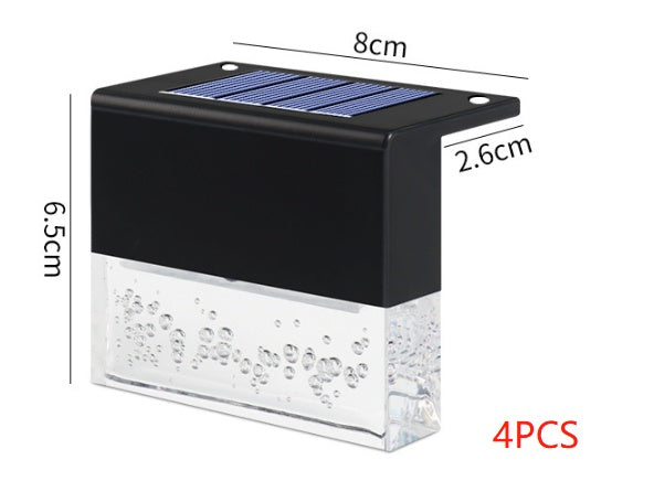 Waterproof RGB LED Solar Light - Step Fence Light