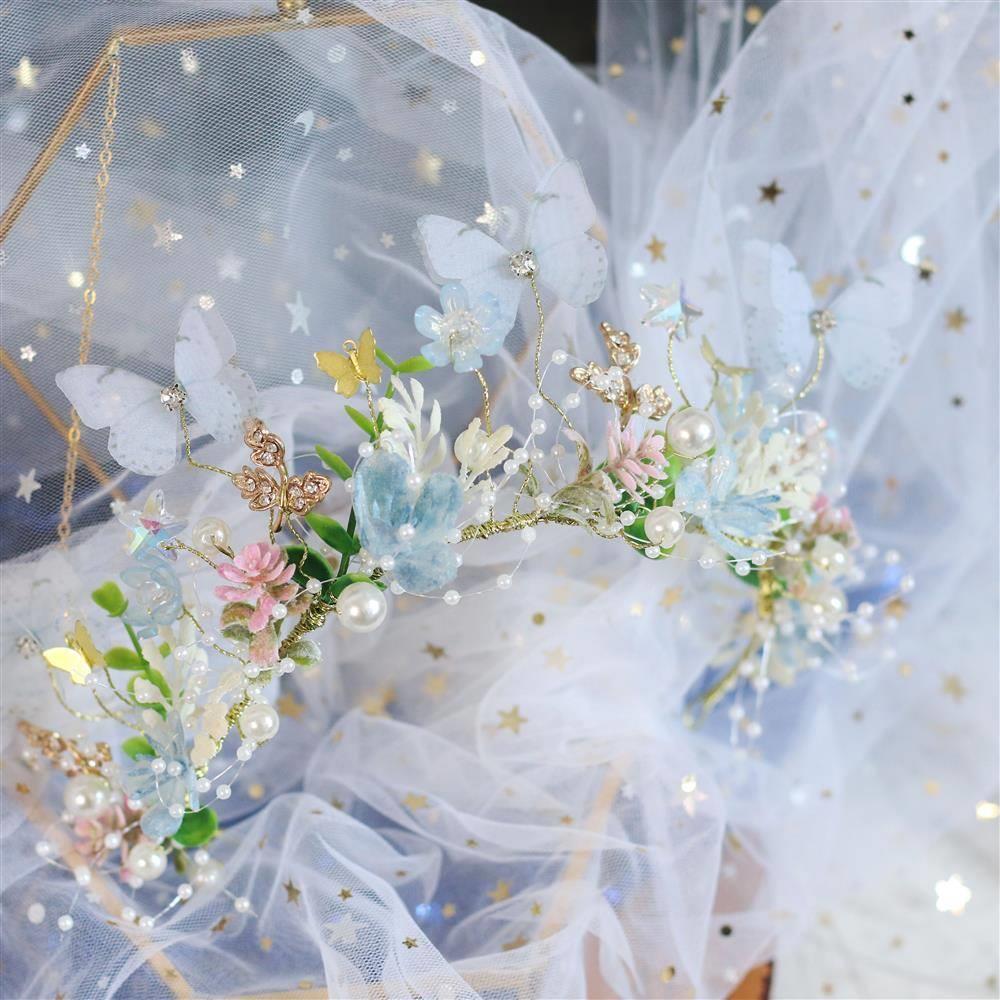 Performance Butterfly Garland Headdress - Super Fairy MSN Series Children's Garland