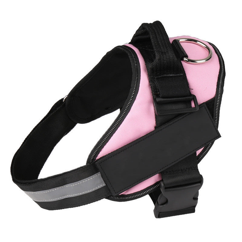 Custom No-Pull Reflective Dog Harness – Personalized Breathable Adjustable Pet Vest for Small & Large Dogs